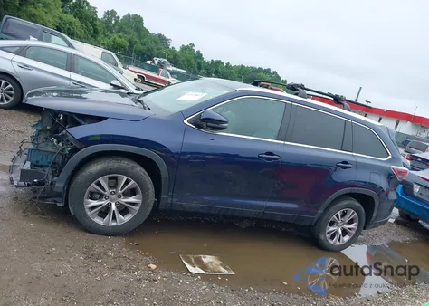 2015 Toyota Highlander Xle from USA, damaged, VIN 5TDKKRFH7FS066426